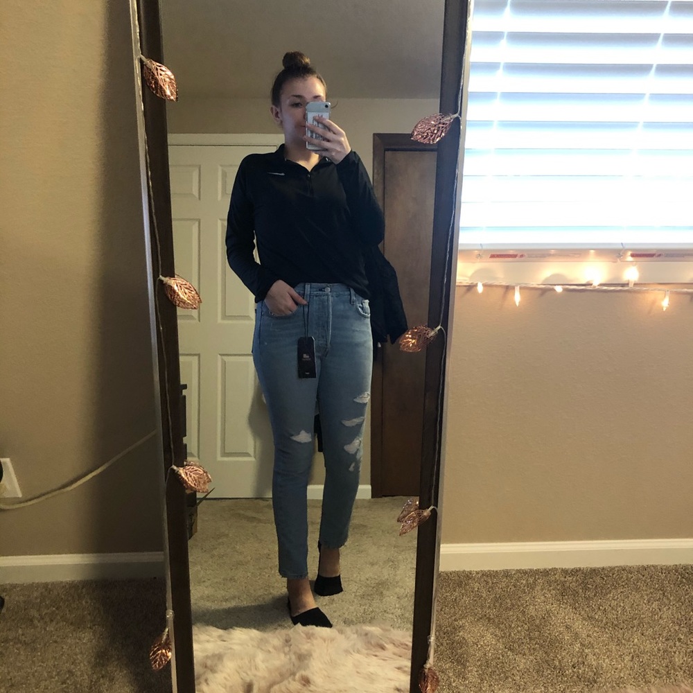 High Rise Levi’s 501 Skinny Jeans (non-stretch)
